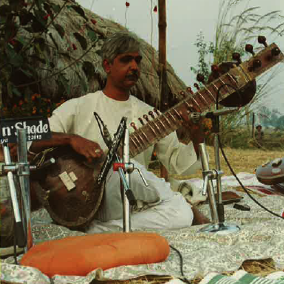 Open Sri Rabindra Goswami, Chris's sitar guru, Bodgaya 1992 (Chris Rael)
