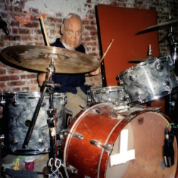 Open Kenny Siegal drums on Tail End of a Dream, 1999 (Chris Rael)